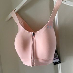 UnderArmour HighImpact Sport Bra Pink CrossBack
